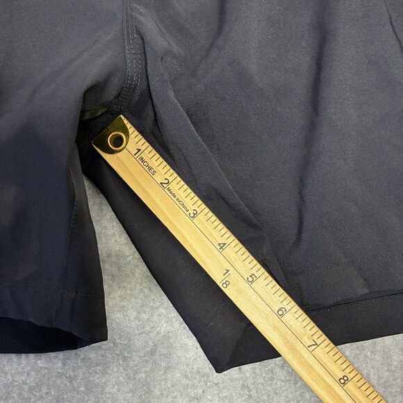 Baja Llama Men’s Swim Trunks Size Medium Black Yellow Trim Quick Dry - Picture 5 of 10